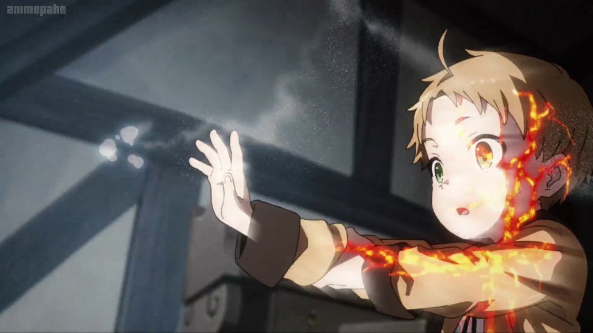 Magic, one of the power systems. Even with a lot of expository content cut, the mechanism was explained in a clear-cut manner which in itself is more important, followed by a practical showcase by Rudeus to help the viewer understand the working of Mana and invocation of spells