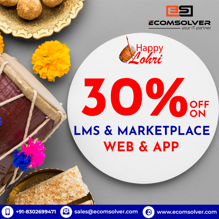 EcomsolverL's tweet photo. Wishing a #Very #Happy #Lohri to You and Your Family
Get 30% #OFF on #Web &amp; #App. 
Grab Offer Now @https://bit.ly/3aTuGPu
Call- 8302699471
#ecomsolver #shopify #mobile  #education #onlineclasses #elearning #Android #development #offer  #Lohri #S12TitleLook https://t.co/gZhki9yRzu