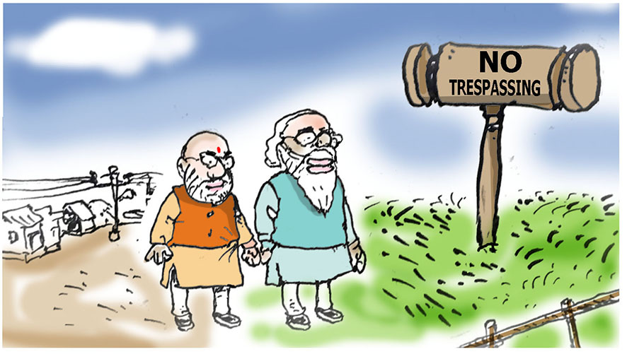 surendracart's tweet image. #FarmersProtests #SCstay @the_hindu cartoon/13 Jan'21 @surendracart
