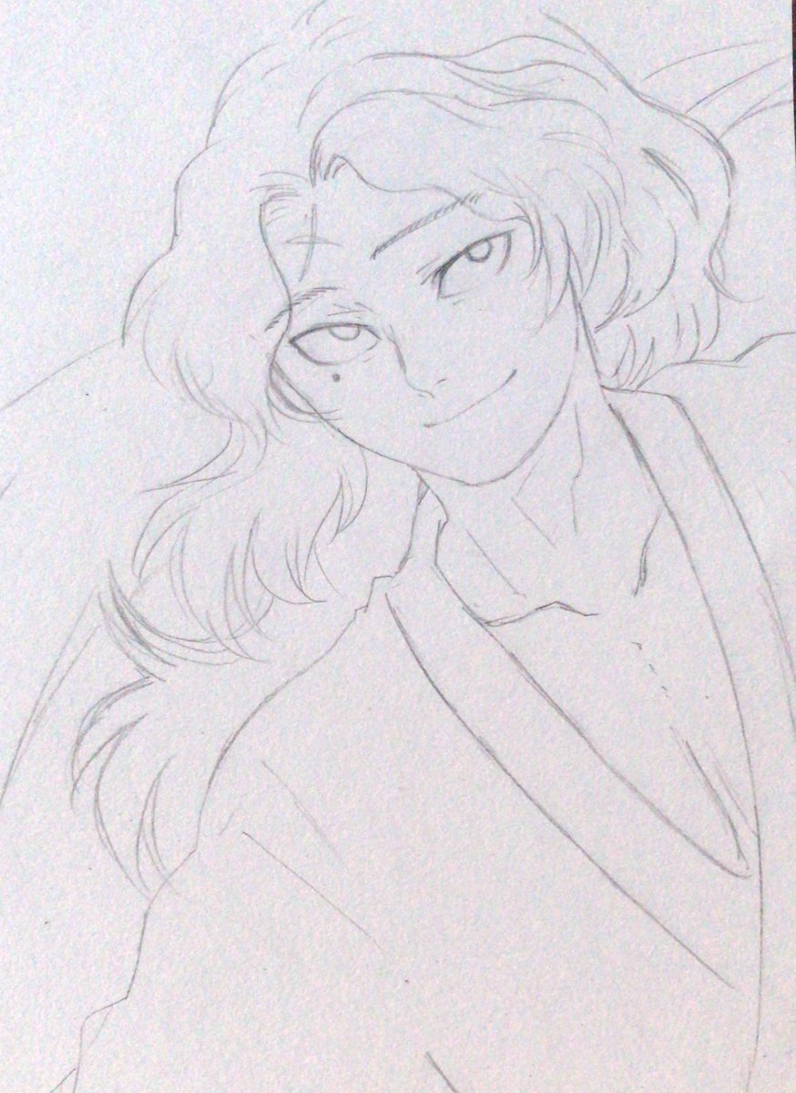 せ、線画だけでも。。載せさせてぇ。。
#nin_draw 
