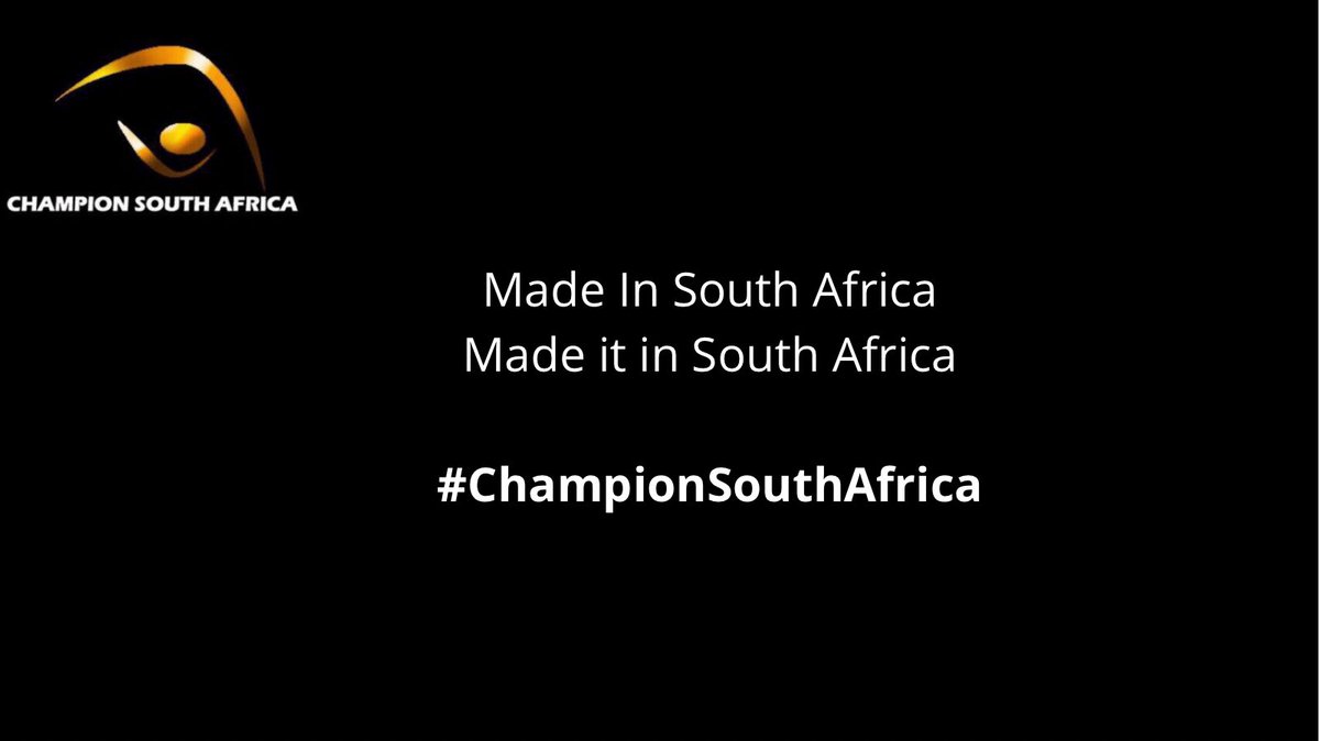 ChampionSAfrica's tweet photo. Made in South Africa & Made it in South Africa - inspired by @louisevanrhyn #ChampionSouthAfrica cc @AshrafGarda @productivitysa @Brand_SA @productivitysa @djsbu @sylvesterchauke @TheNduna @imanrappetti @mikestopforth @abelmike @mikesharman @RehanaTBF https://t.co/gU0Qfc3XAk