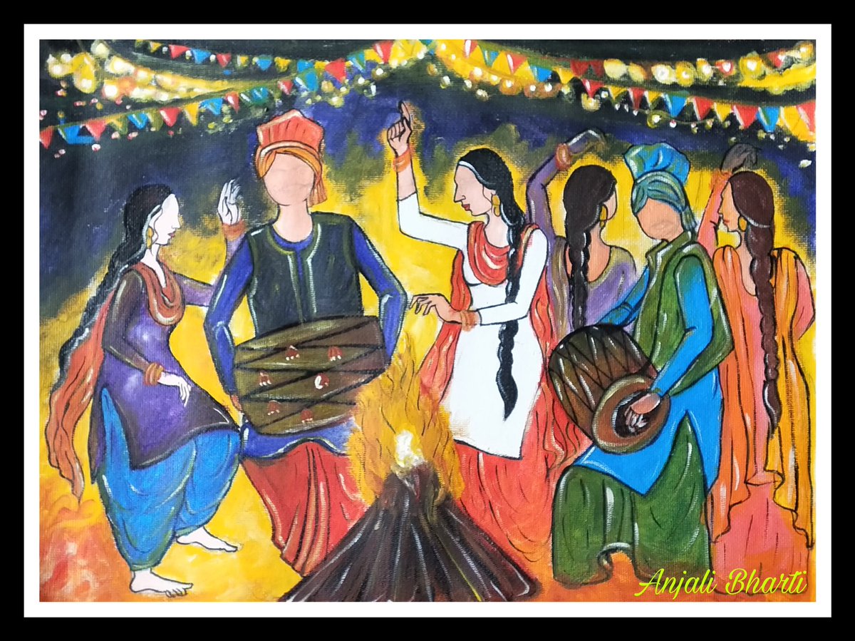 anjalibharti886's tweet photo. #Lohri2021
आप सभी को लोहड़ी दी लख लख बधाईया।
🤗🌾🌾🌻🌼❤️
#TheSlowMovement
#TheSlowExperiences
#acrylicpainting
#festival https://t.co/2yu2m8Alo1