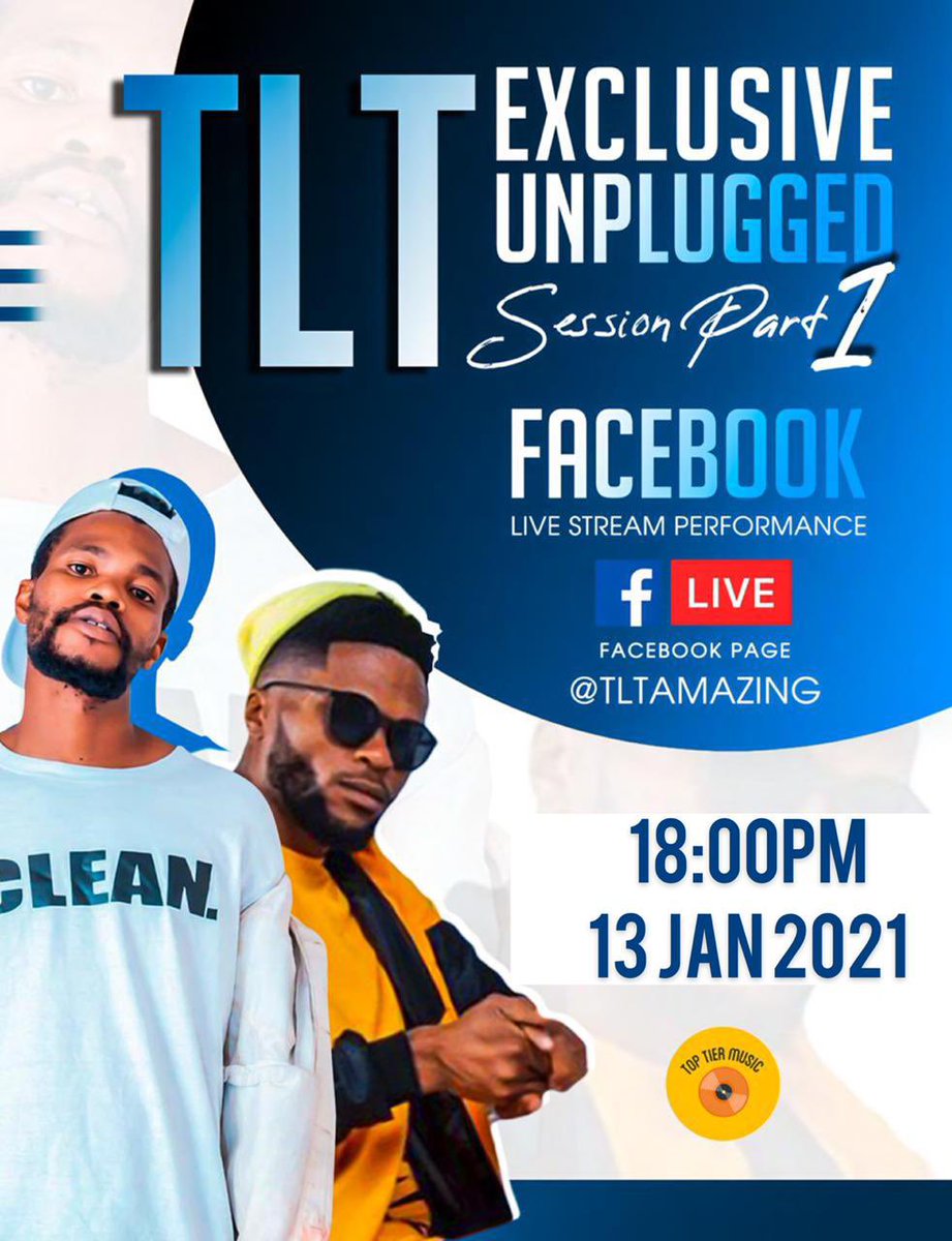 TLTamazing's tweet photo. A very famous dj once said : sohlangana ku Facebook, the day is finally here we ready to Rock let’s meet on our Facebook page at 18:00 PM tonight !! 🔥🔥🔥🤯🗣🕺🏿🕺🏿

#liveperformance #facebooklive #tltlive #liveshow #ziyawa #music #musicshow #virtualshowcase #virtualmusicshow https://t.co/Z8L3XgRRBH