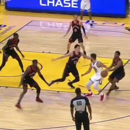 SportsCenter's tweet photo. How teams guard Steph: https://t.co/x9mqdBoJKp