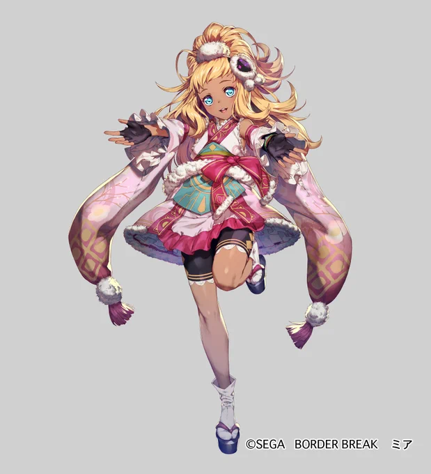 PS4版『ボーダーブレイク』にてミアの晴れ着バージョンを描かせていただきました!すでに実装されていますのでよろしくお願いいたします!!
https://t.co/XMed5Mn1BZ
#BBPS4 