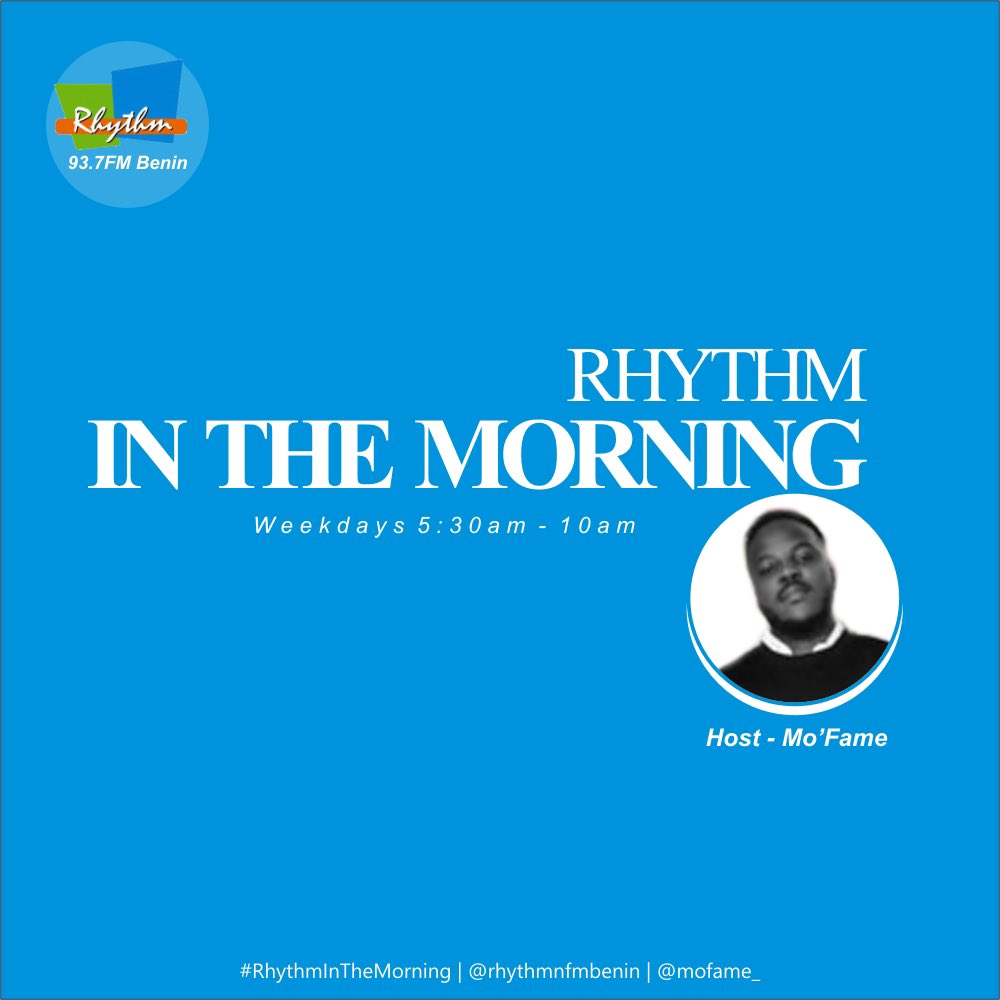 Rhythm 93.7FM Benin on X: Hey Benin City, @MoFame_ is here and as always,  the thrill is live, it's Wednesday and your midweek is about to get lit  with amazing tunes and