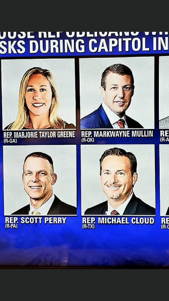 Clairbear761's tweet photo. These scumbags in a worldwide pandemic ( while in a small space )after the Capitol invasion refused to wear mask @mtgreenee @RepScottPerry @RepMullin @RepCloudTX @RepLaMalfa @RepAndyBiggsAZ https://t.co/3xJJL8g0Po