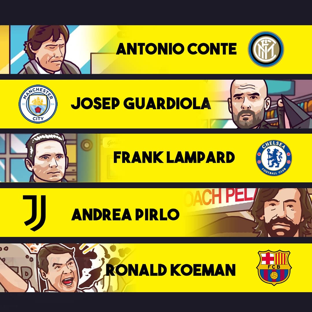 gorilasport_id's tweet photo. Deretan pelatih-pelatih yang posisinya tak aman di 2021.

Sepakat gengs? Atau menurut kalian ada lagi pelatih top yang lagi H2C di tahun ini? 😜😜😜 https://t.co/WniCr3hjjS