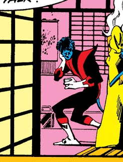 whenever storm and nightcrawler are cute i am forced to hand in my mean lesbian card and go awwww at how adorable they are 