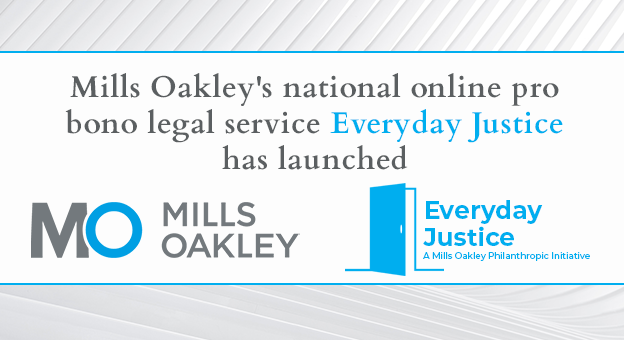 MillsOakley's tweet photo. Mills Oakley is proud to launch Everyday Justice, a national free legal service designed to assist in ‘everyday’ legal issues. For more information about whether Everyday Justice can assist you, please visit https://t.co/G34QAgvxDQ for more information. https://t.co/8depOatfQf