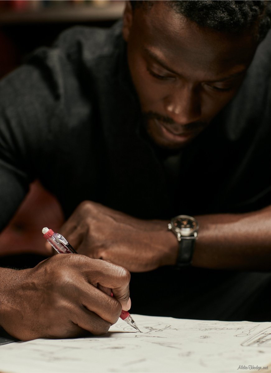 Great photoshoot and article written by <a href="/AldisHodge/">Aldis Hodge</a> about horology (watchmaking)!