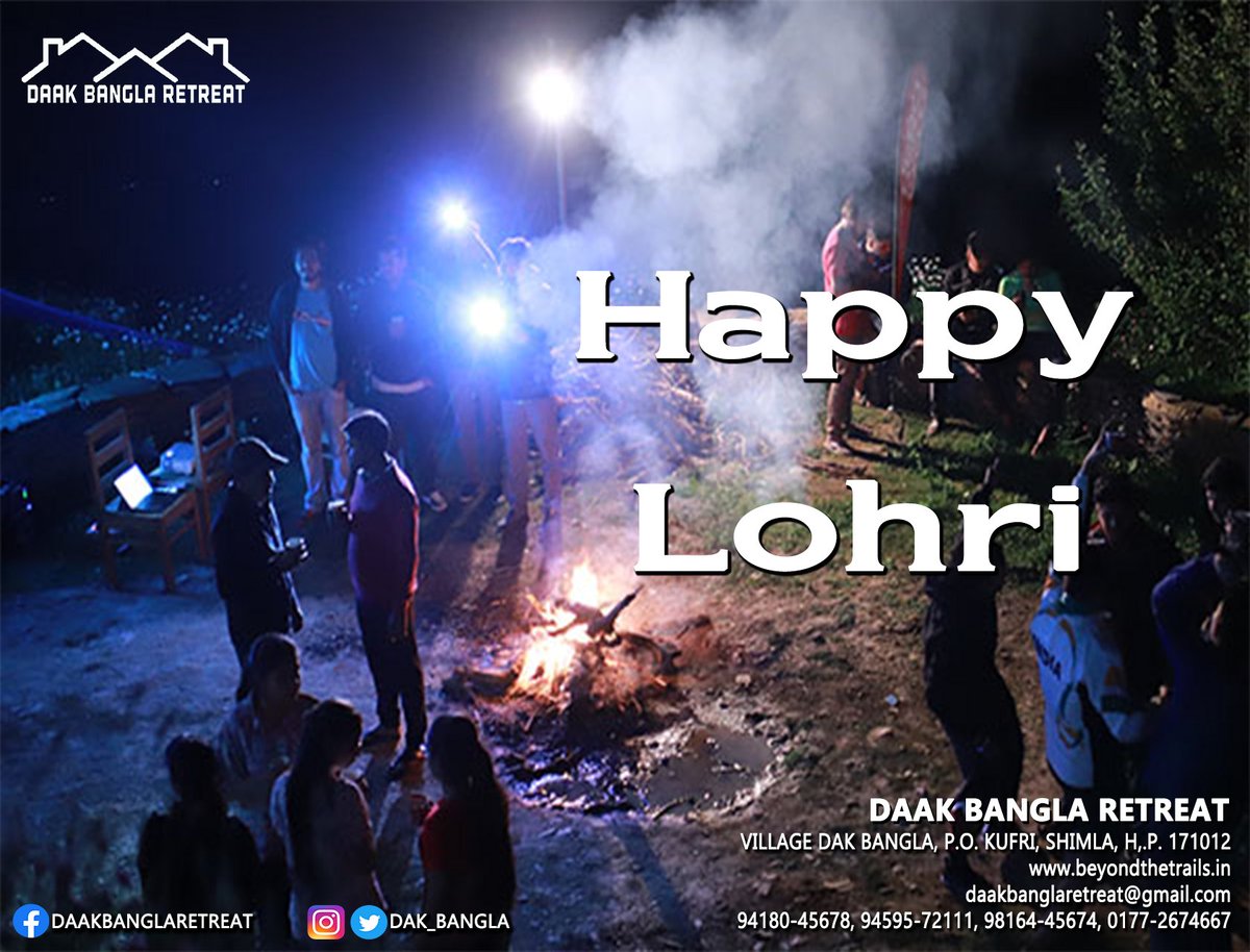 Dak_Bangla's tweet photo. *May this festival fill your life with enthusiasm and joy. And may it bring only happiness and prosperity. Happy Lohri!
#HappyLohri2021 #celebrate #happiness #festival #indianfestival #prosperity #bonfire #music #dj #shimla #kufri #mashobra #daakbanglaretreat #Dakbangla #mudhouse https://t.co/Ttbyb5FkSM