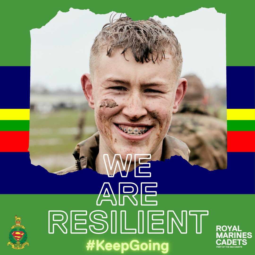 Building resilience is a huge facet of the #commandomindset and we know how important it is to stay focused and #keepgoing . Don’t forget - you are stronger than you think, and you have our #corpsfamily behind you @SeaCadetsUK @rmcsso @Captain_SCC @theRMcharity @MajGenHolmes