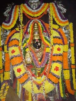 Nidadavole is a sleepy little town in the district of West Godavari, located a few kilometres from the Godavari. Among other things, it is famous for its Gramadevatha and Kshetrapalika, the Goddess Kota Satthema