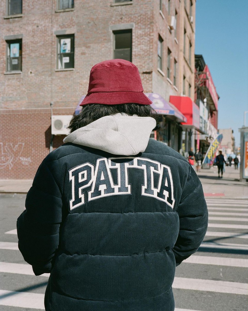 patta corduroy puffer