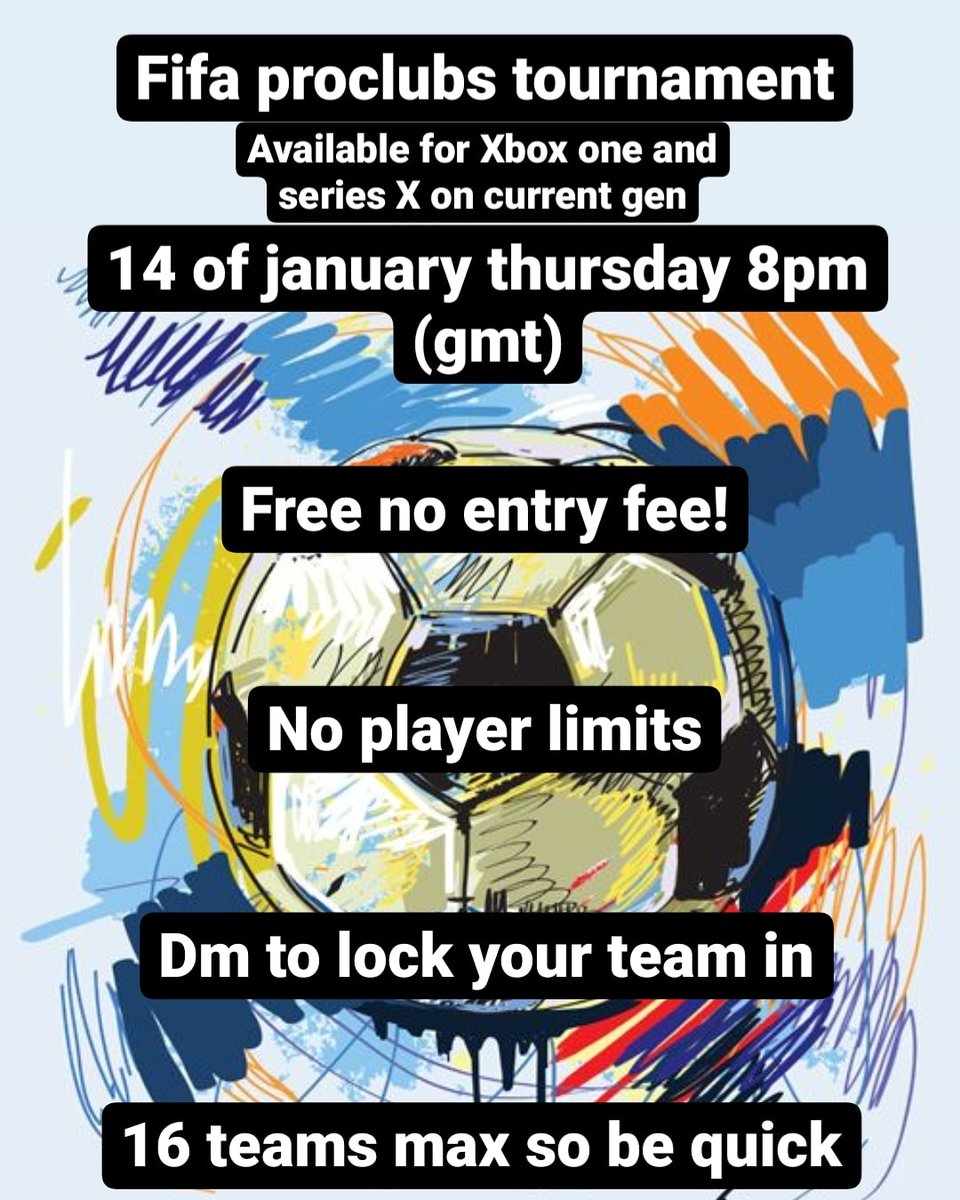 VeteranFifa's tweet photo. #proclubs #freetournament #fifaproclubs #fifacompetition #proclubscup #profclubstoernooi #profclubs https://t.co/Y9uca6BuK6