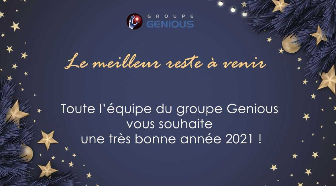 GeniousITV's tweet photo. Une nouvelle année qui commence remplie d'énergie, de nouveaux projets et de nouvelles opportunités ! Sachons tirer profit des nouveaux défis qui s'offrent à nous et prenons l'avenir avec optimisme !
Toute l'équipe vous remercie de votre confiance ! Bonne année 2021 ! https://t.co/PESiCzjwGU