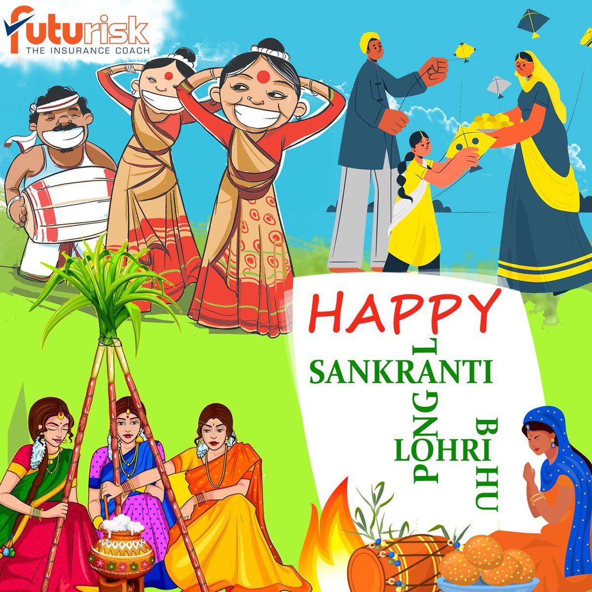 Futurisk_In's tweet photo. Hearty Harvest Festival Wishes from The Insurance Coach

#HappyPongal2021  #happysankaranti #happybihu #HappyLohri https://t.co/0obUf9iPOg