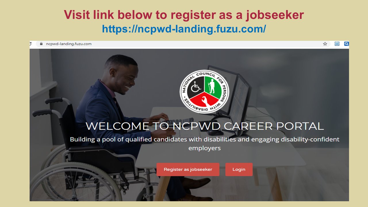 National Council for Persons with Disabilities (NCPWD) - Job