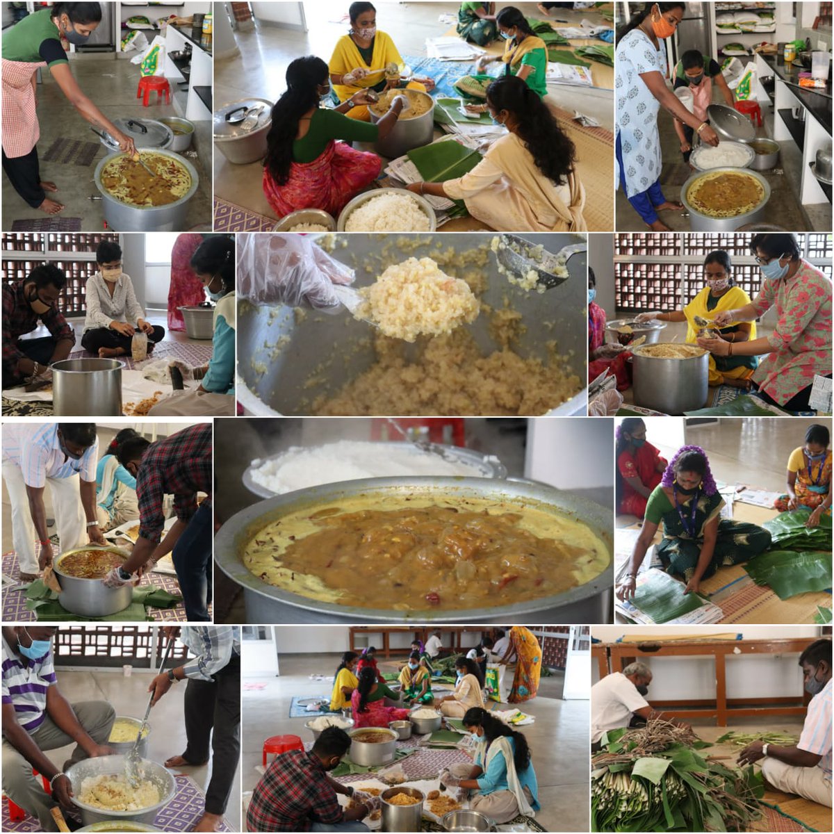 750 Sakkara Pongal (Sweet Pongal) and Sambar Rice packets distributed this morning. 
Tremendous teamwork since 7 am to be able to make this happen! 
Advance Pongal wishes from Team Sharana! 

#team #support #community #Pongal2021 #Pongal #Pongalcelebrations #sharingiscaring #NGO