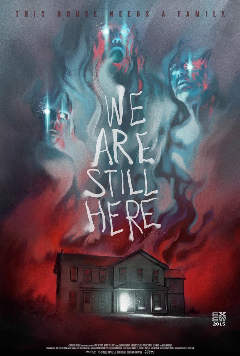 13. WE ARE STILL HERE (2015)One of my favourite ghost stories. Violent and gruesome. This film (which was filmed near me btw!) has a stark beauty to it that I absolutely love.Brutally melancholy, this film is beautiful and must be seen! #Horror365