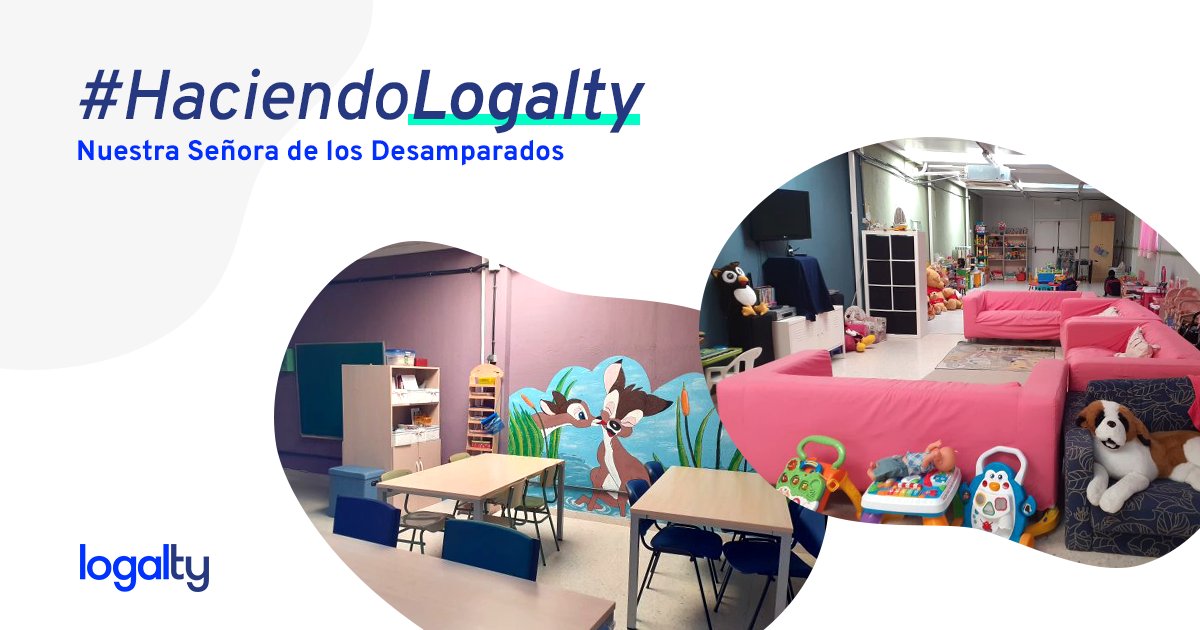 Logalty's tweet photo. En #Logalty estamos comprometidos con los más necesitados y como parte de nuestra #RSC hemos ayudando económicamente a la congregación “Nuestra Señora de los Desamparados” en su labor con los niños sin hogar en Madrid 👍🏻 #HaciendoLogalty https://t.co/wz7bcF437j