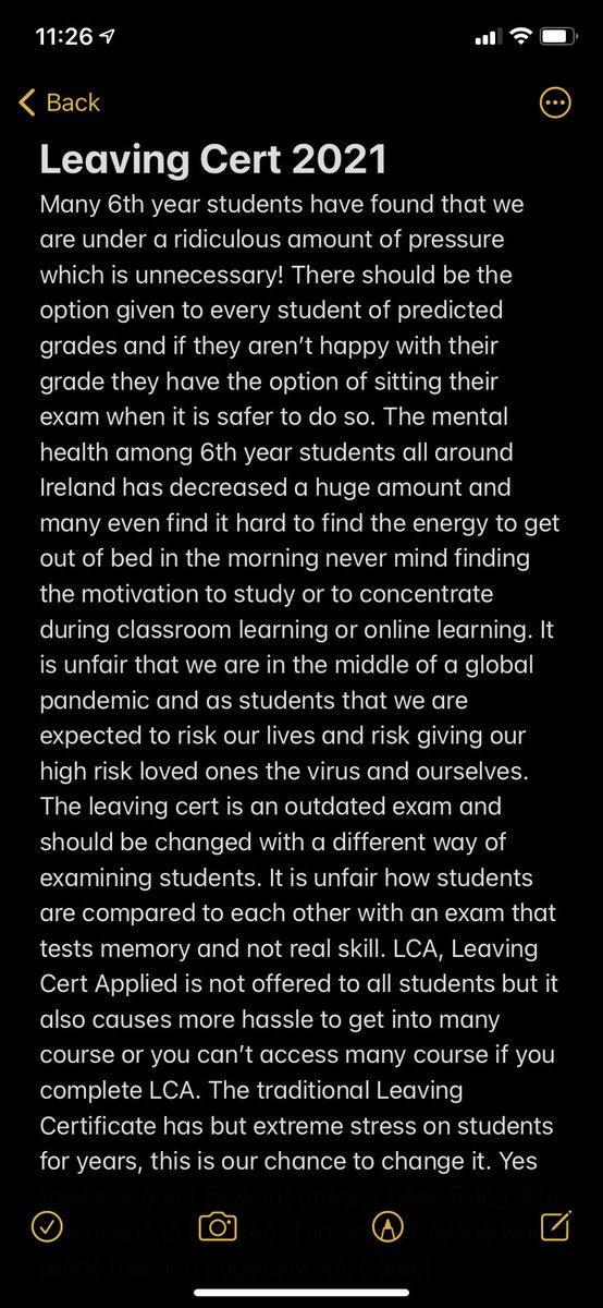 MeganCKB's tweet photo. #makepredictedgradesoptional #LeavingCert2021 #canceltheleavingcert2021 @NormaFoleyTD1 @MichealMartinTD @LeoVaradkar @20216th https://t.co/AC72EMu537
