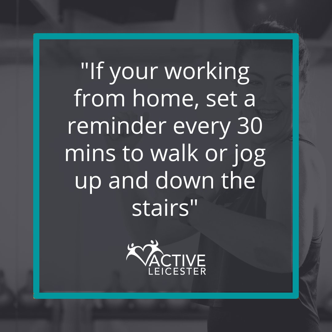 ActiveLeicester's tweet photo. Staying at home doesn't mean staying still! 🙌
Check out our Health & Fitness manager Stacey's top tip during lockdown to keep everyone on their feet! Thanks Stacey 😍💪#Togetherweareactiveleicester #staysafestayactive #beatinglockdown https://t.co/WnNfwzKRa8