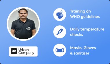 MahajanSamarth's tweet photo. I booked a Salon service from @urbancompany_UC. Niroti sanitised every tool before starting! The service was fantastic and very hygienic. I recommend {{pro_first_name}} to win the UC Safe Badge!
#BringHomeTheExperts https://t.co/D2wE0q7byF