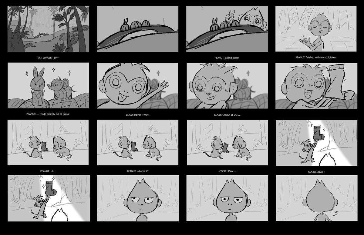 sofzitou's tweet image. Hello #PortfolioDay ! 

I’m Sofia, a Moroccan/Filipino-American STORYBOARD ARTIST currently looking for a trainee story artist position or freelance storyboard work in animation✨ 

🌐: sofzitou.com 
✉️: sofzitou.art@gmail.com