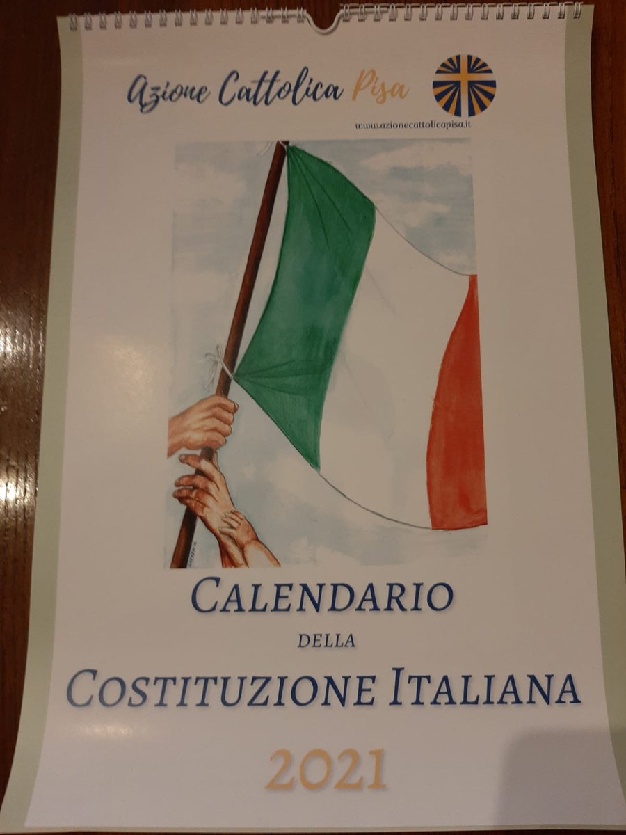 AcPisa's tweet image. Buon inizio d'anno (anche se in ritardo) dall'@AcPisa. 
Quest'anno sarà scandito dalle pagine del nostro #calendario dedicato alla #Costituzione. 
Vi piace?