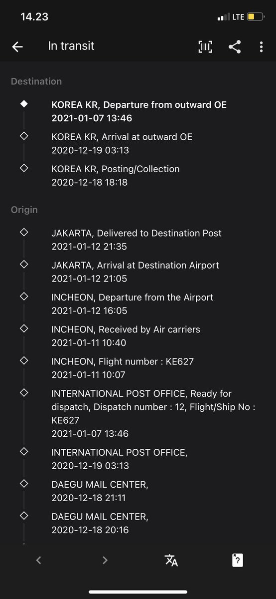 shopatalaska's tweet photo. [UPDATE 13/01/21] Good news! Mohon maaf atas keterlambatannya. Saat ini barang sudah sampai di gudang Jakarta dan menunggu untuk pemeriksaan oleh becuk yaa. Terima kasih sudah menunggu✨ https://t.co/QZSItAbWKV
