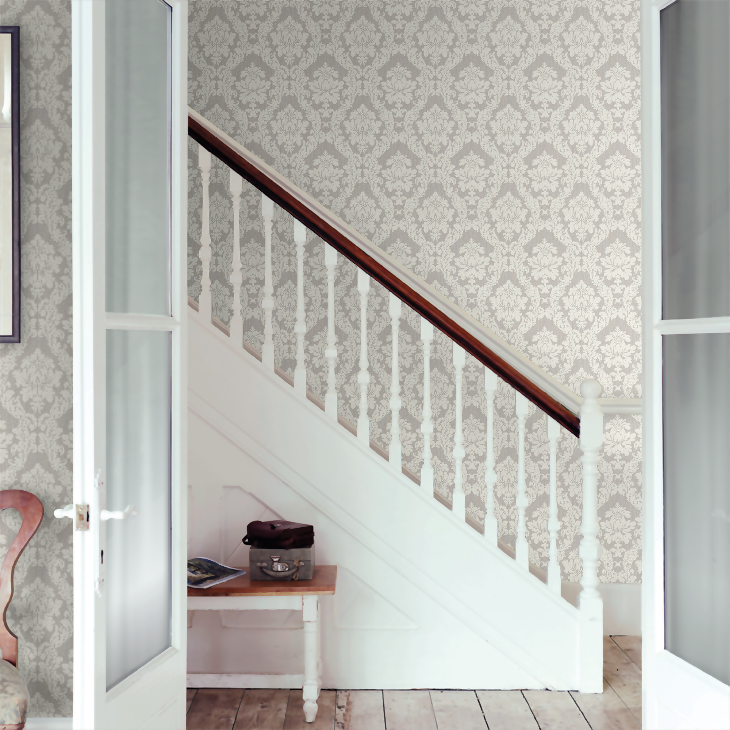 WallmartsD's tweet photo. Chelsea Damask
A romantic damask design in an elegant oversized pattern with rounded edges. Featuring a textured faux silk fabric effect background. Shown here in the Silver colourway. Please request sample for true colour match. Wallpaper is a straight pattern match with a 32 cm https://t.co/Xop9trNJgt