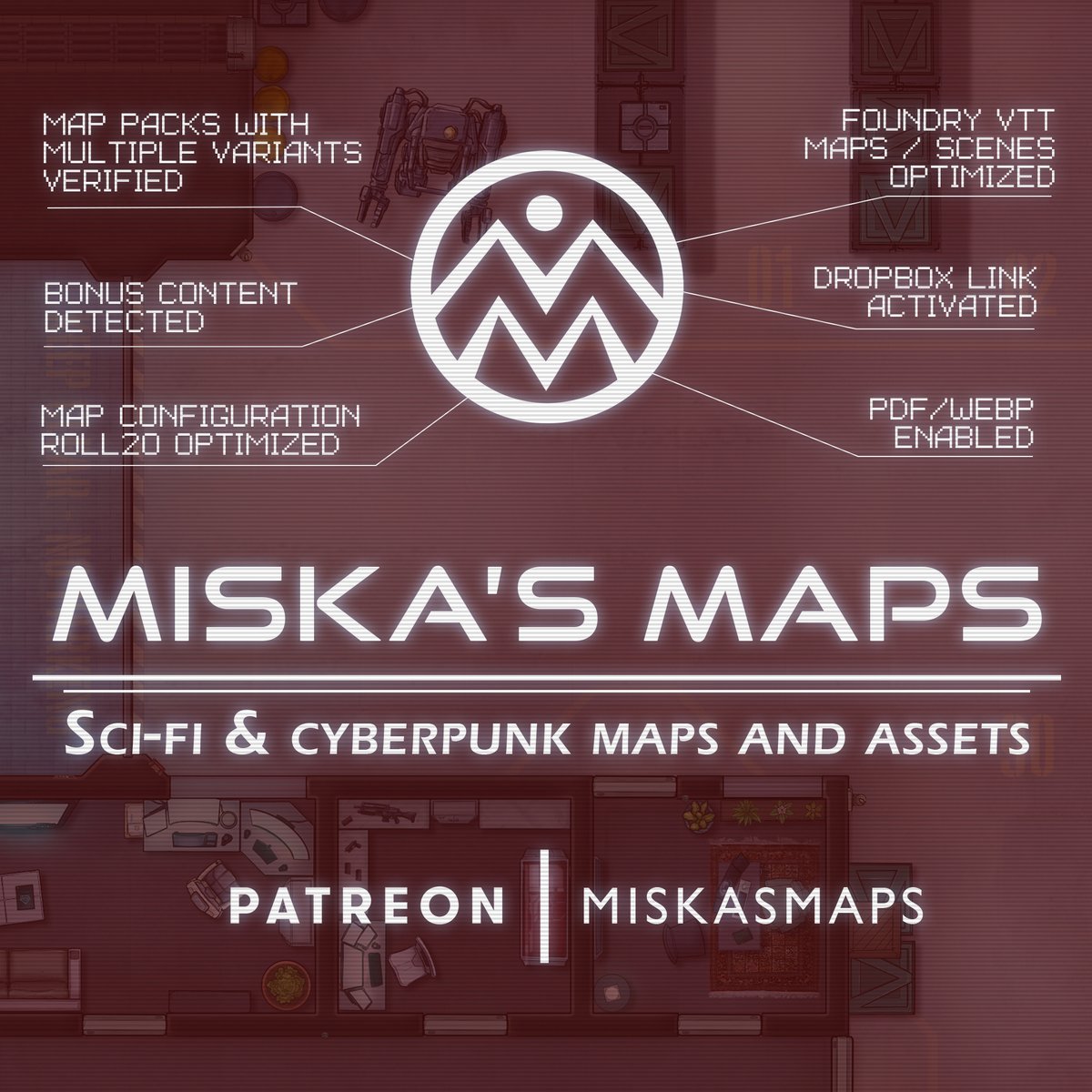 MiskasMaps's tweet photo. Hi everyone! A new #deckplan is now available on Patreon. The Derelict Bioship map has 2 levels and comes with a bunch of variants and 4 awesome ambient tracks by @MichaelGhelfi. Read more: https://t.co/TOKC3VOihZ

#alienrpg #starfinder #ttrpg #battlemap https://t.co/k2HUAQtQ7x