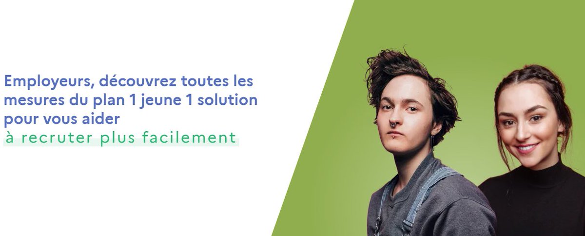FTravail_NDIE's tweet photo. Vous êtes une #entreprise et vous souhaitez recruter ? Découvrez toutes les mesures du plan #1jeune1solution 👉https://t.co/3ErCkF2097
#TousMobilisés https://t.co/YYaBw9zBnA