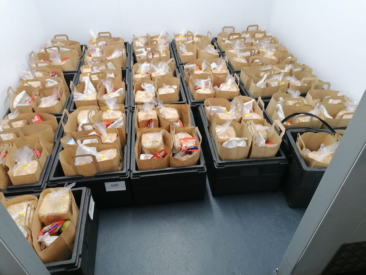 ForerunnerMeals's tweet image. Our FSM Hamper for 5 days lunches for one child - going out to our schools in Dorset on Mondays.  Some firms are trying to do their best and make sure vulnerable children get a good lunch every day - and keeping it local, not more profits to the supermarkets with vouchers.