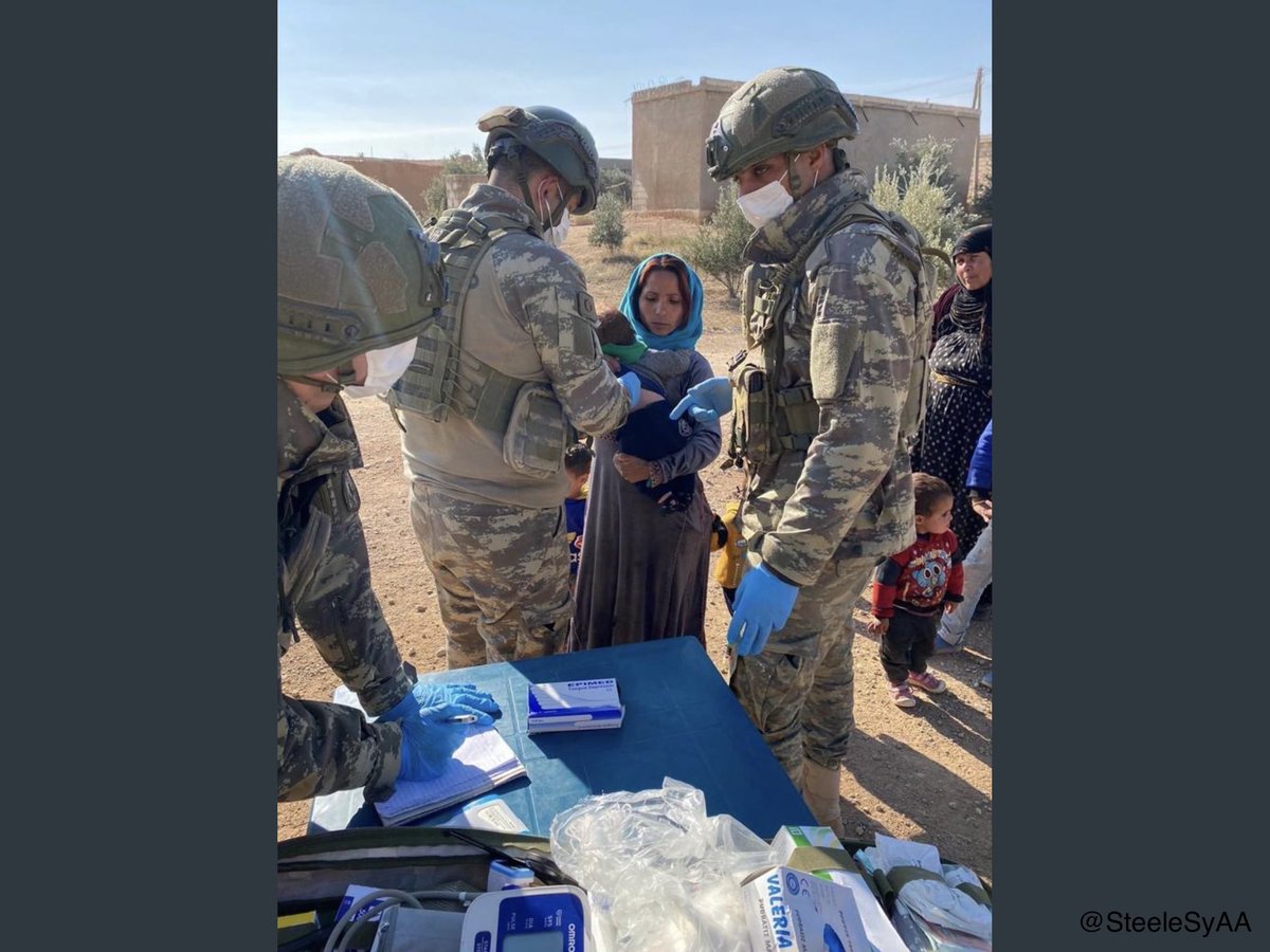 SteeleSyAA's tweet photo. Turkish Army proper provides basic heath care for villages in northeastern Syria.
#Syria #Tirkey #Syrianarmy🇸🇾
https://t.co/iOetv9HjS3 https://t.co/Kc1fmO6who