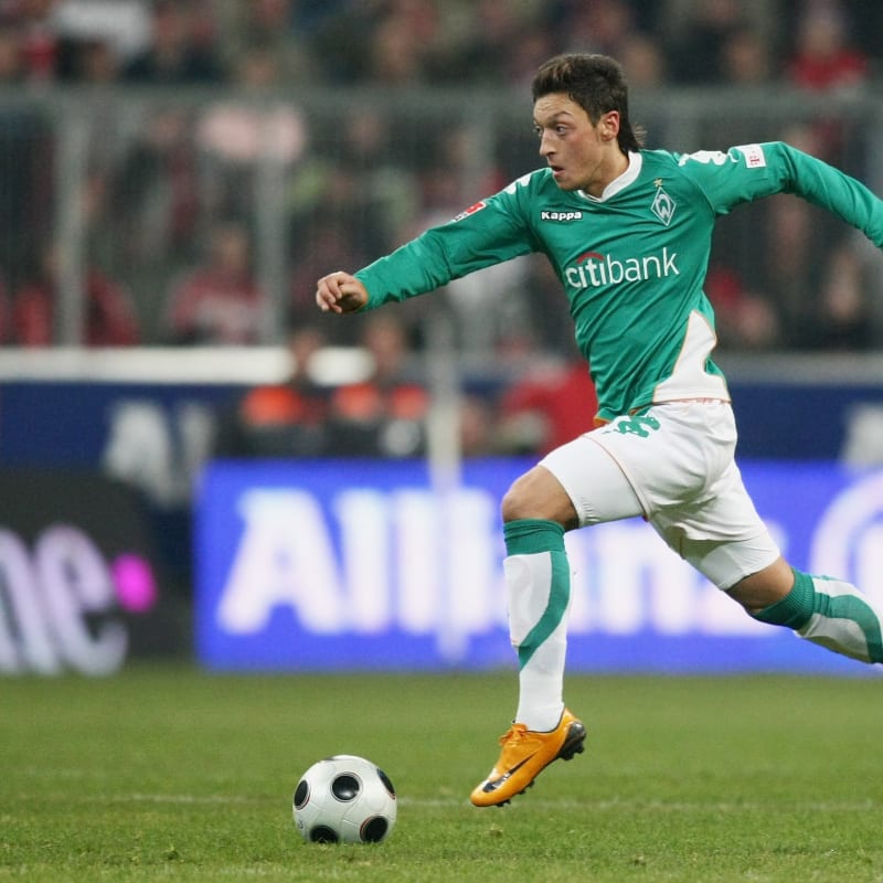 On April, he scored his first Bundesliga goal against Karlsruhe to put his team up 2-1. Özil played 12 games with Bremen in the 07/08 season finishing second in the Bundesliga."We are looking at the future World Player of the Year, that’s how good he is.” Klose.