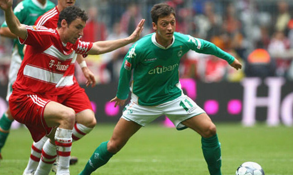 On April, he scored his first Bundesliga goal against Karlsruhe to put his team up 2-1. Özil played 12 games with Bremen in the 07/08 season finishing second in the Bundesliga."We are looking at the future World Player of the Year, that’s how good he is.” Klose.