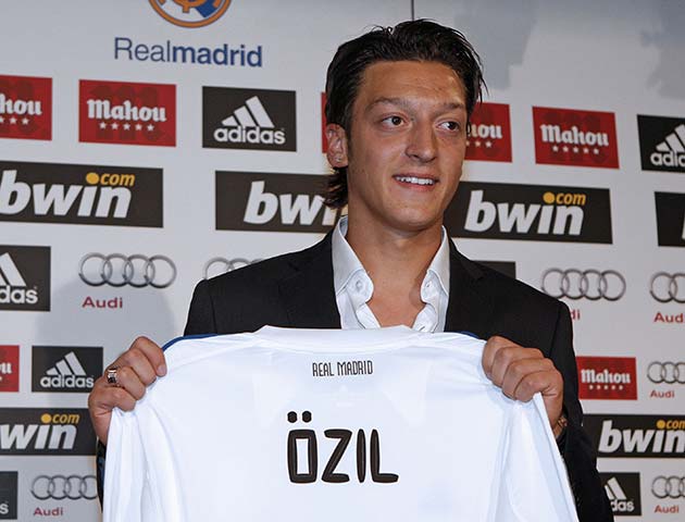 In August 2010 due to his performances in the 2010 FIFA World Cup, Özil ensured his place among Europe's top young talents as he signed for Real Madrid. The transaction was €15m on a five-year deal."I'm not afraid, I know my potential" said Özil after the transfer went public.