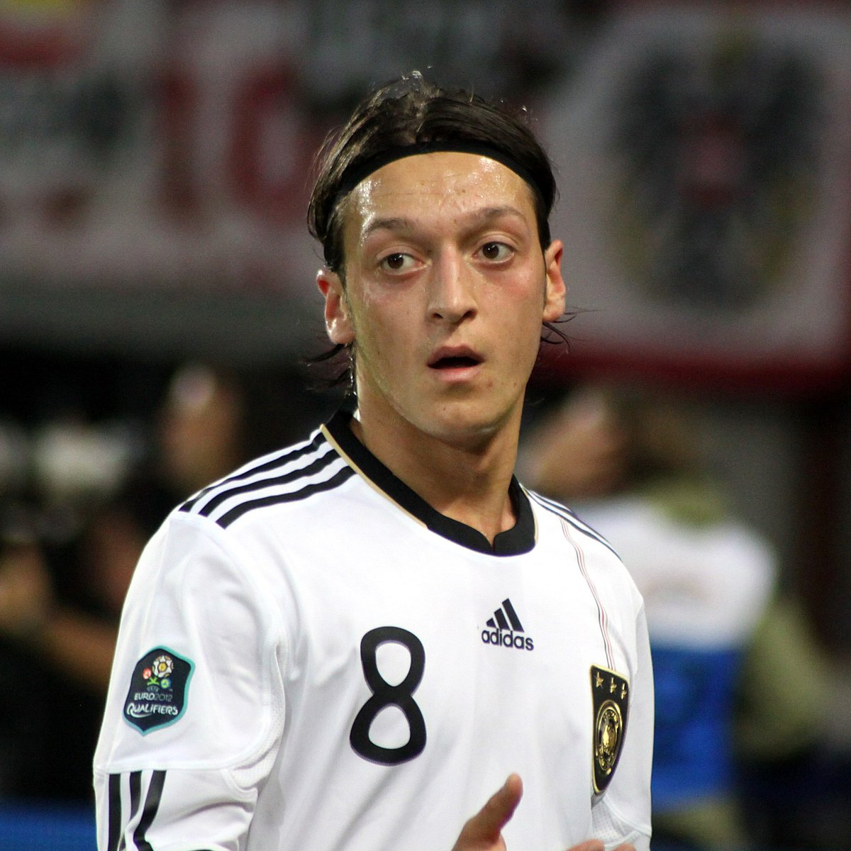 Özil was one of the leading forces in Germany's qualification for UEFA Euro 2012 as Germany won all 10 games to top their group. Özil scored 5 times during the campaign and provided 7 assists, more than any European international during the EURO 2012 qualifications.