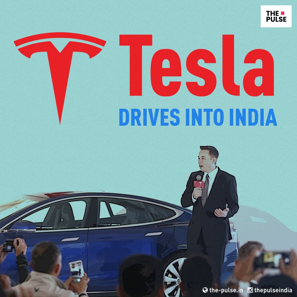 ThePulseIndia's tweet photo. US electric car giant Tesla finally made its entry in India and registered as a company in Karnataka's Bengaluru.
Some details ๐
#Tesla #ElectricCars #ElonMusk #ThePulse #PulseIndia https://t.co/MAu4aRVeYQ