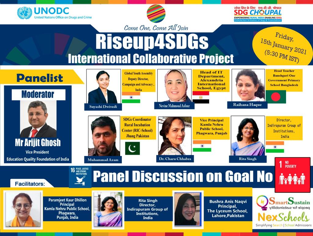 Meet our panelists from around 🌍
<a href="/RiseUp4SDGs/">SDG's : The Rising</a>
 #InternationalProject 
Register bit.ly/3oEtKT8 <a href="/RitaSingh0210/">Rita Singh</a> 
<a href="/tkaur2210/">Tajinder kaur Seehra</a> <a href="/edu_sdg/">SDGEduChoupal <a href="/sdgchoupal/">@sdgchoupal #CollectiveSDGAction</a></a> <a href="/SDGaction/">UN SDG Action Campaign</a> @sdgchoupal
 #Act4SDGs <a href="/GlobalGoalsUN/">Global Goals</a> @unhabitatyouth 
 <a href="/UNESCO_MGIEP/">unesco_mgiep</a> <a href="/rtn_sandeep/">Rtn Sandeepp Saxena #GrowthInnovation</a> <a href="/Arijit79India/">Arijit Ghosh</a>  <a href="/kaushalsen_15/">𝓚𝓪𝓾𝓼𝓱𝓪𝓵 𝓢𝓮𝓷 👨🏽‍🏫🇮🇳</a> <a href="/pkdhillon08/">ParamjeetKaurDhillon</a>