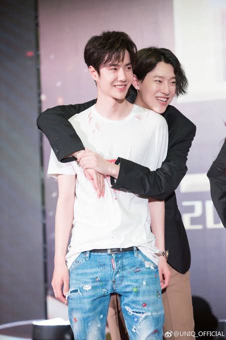 I know Seungyoun was the one hugging onto Yibo, but it just feels like he is so huggable that’s why other people cling to him 
