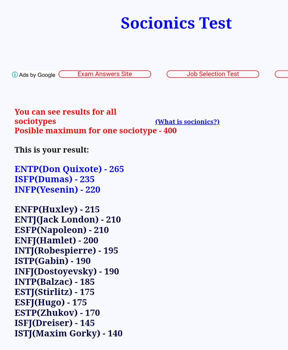 ER_ENTP's tweet photo. What does my socionics type mean with the first possibility being ILE(ENTP) and the second possibility being SEI(ISFJ)? They are the exact opposite. Very funny https://t.co/xQz8CmdruL