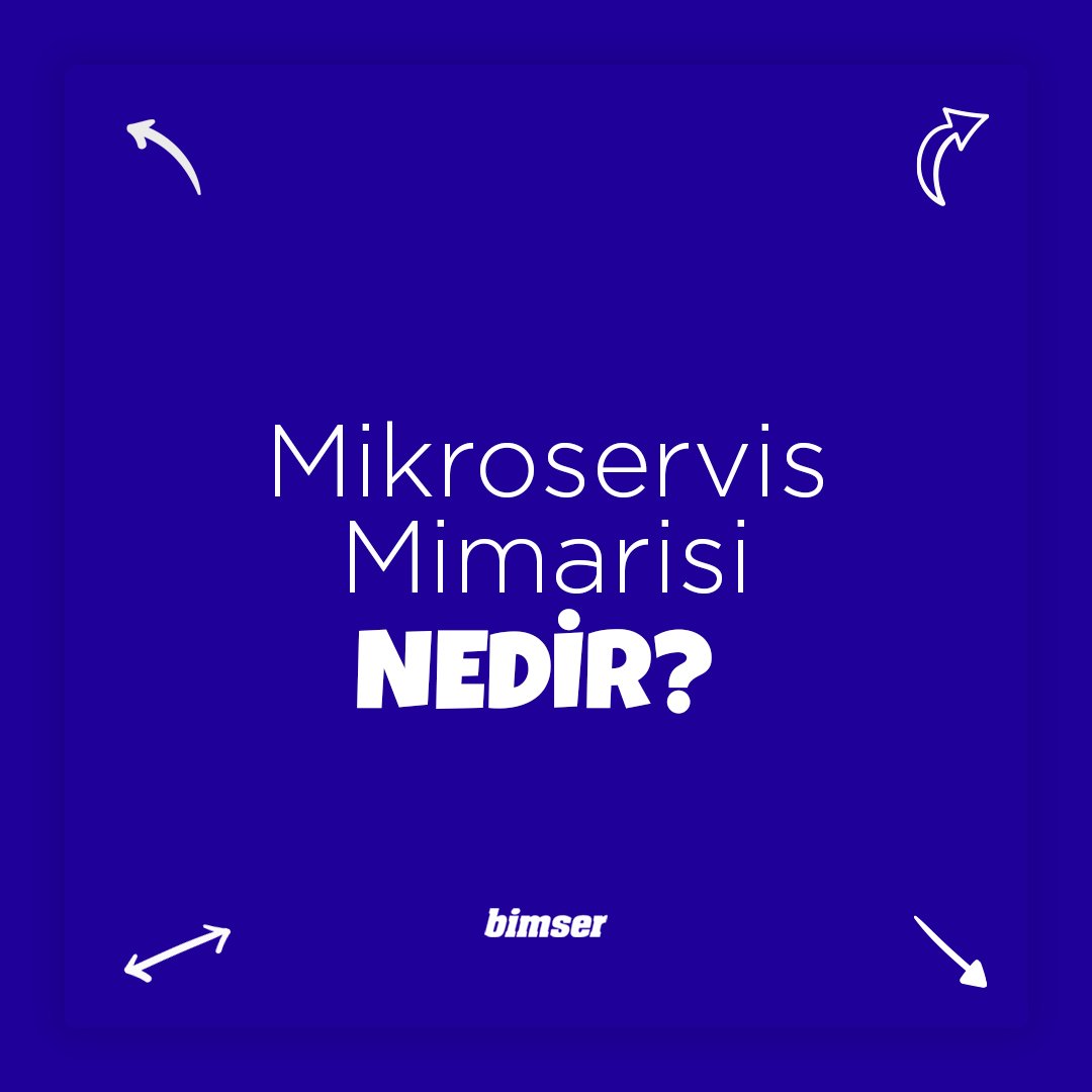 Bimser_'s tweet photo. Mikroservis Mimarisi Nedir?
Bir yazılım uygulamasında belirli özellik ya da fonksiyonu sağlayan, tek bir amaca hizmet eden, birbirinden bağımsız küçük otonom ve bir arada çalışan yazılım servisleridir.
Demo talep etmek için:
https://t.co/MdMCo5G6aA
#synergycsp #bimser https://t.co/xzK0RgUXHd
