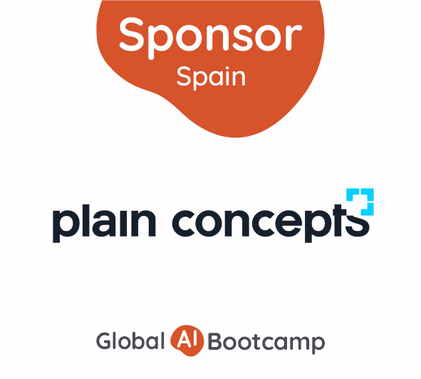 GaibSpain's tweet photo. Asimismo queremos agradecer el patrocinio de @plainconcepts que también ha querido unirse al evento de Inteligencia Artificial del año el próximo 16 de enero 2021. Mil gracias. #GlobalAICommunity #GlobalAIBootcamp #AI https://t.co/GXOOcCteEo