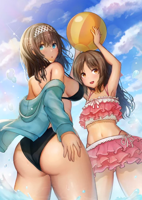 #くそ寒いので水着絵を貼る
寒いいいいいい 