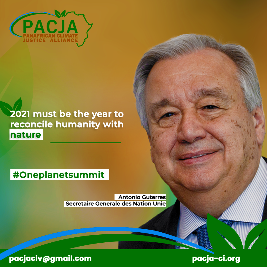 pacjaci's tweet photo. "2021 must be the year to reconcile humanity with nature"

"2021 doit être l’année pour réconcilier l'humanité avec la nature."
@PACJA1 @pacjatogo @PacjaU https://t.co/3GATO82a4t