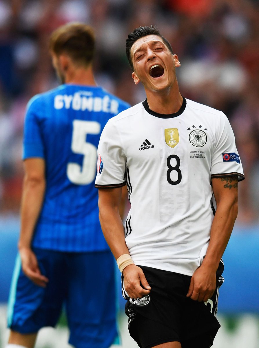 While playing every minute of every game for Joachim Low's side, Özil was voted as Germany's best player of the competition.Becoming the only german player to score in all of the last 4 major tournaments (WC 2010 and 2014, Euro 2012 and 2016).